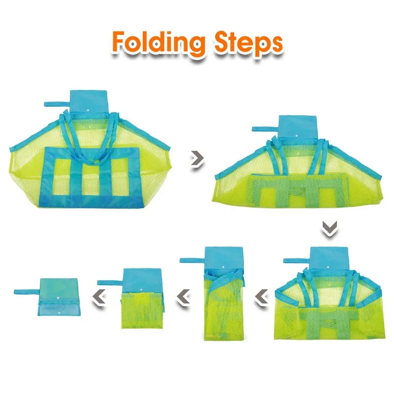 Foldable Beach Mesh Bag