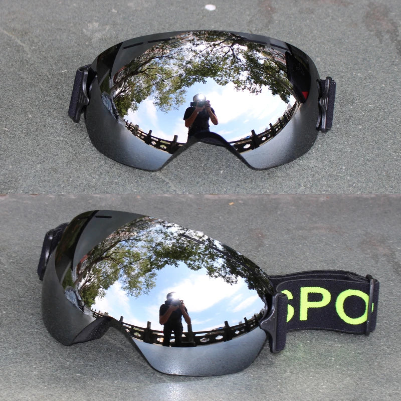Lightweight Ski Goggles - Silver