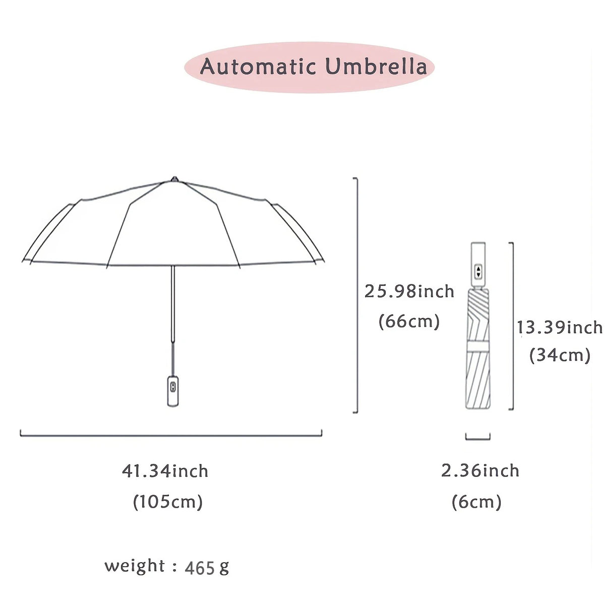 Automatic Compact Umbrella