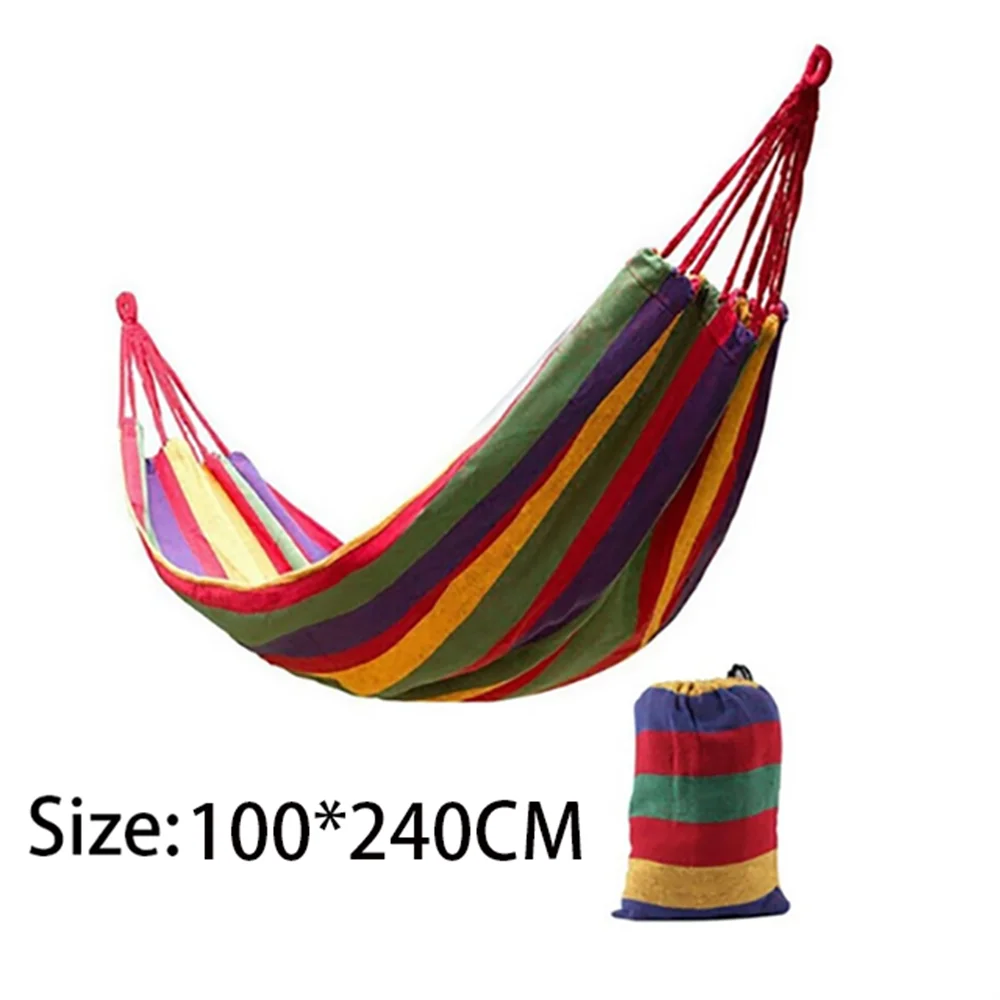 Canvas Double Hammock - Red / 240x100cm