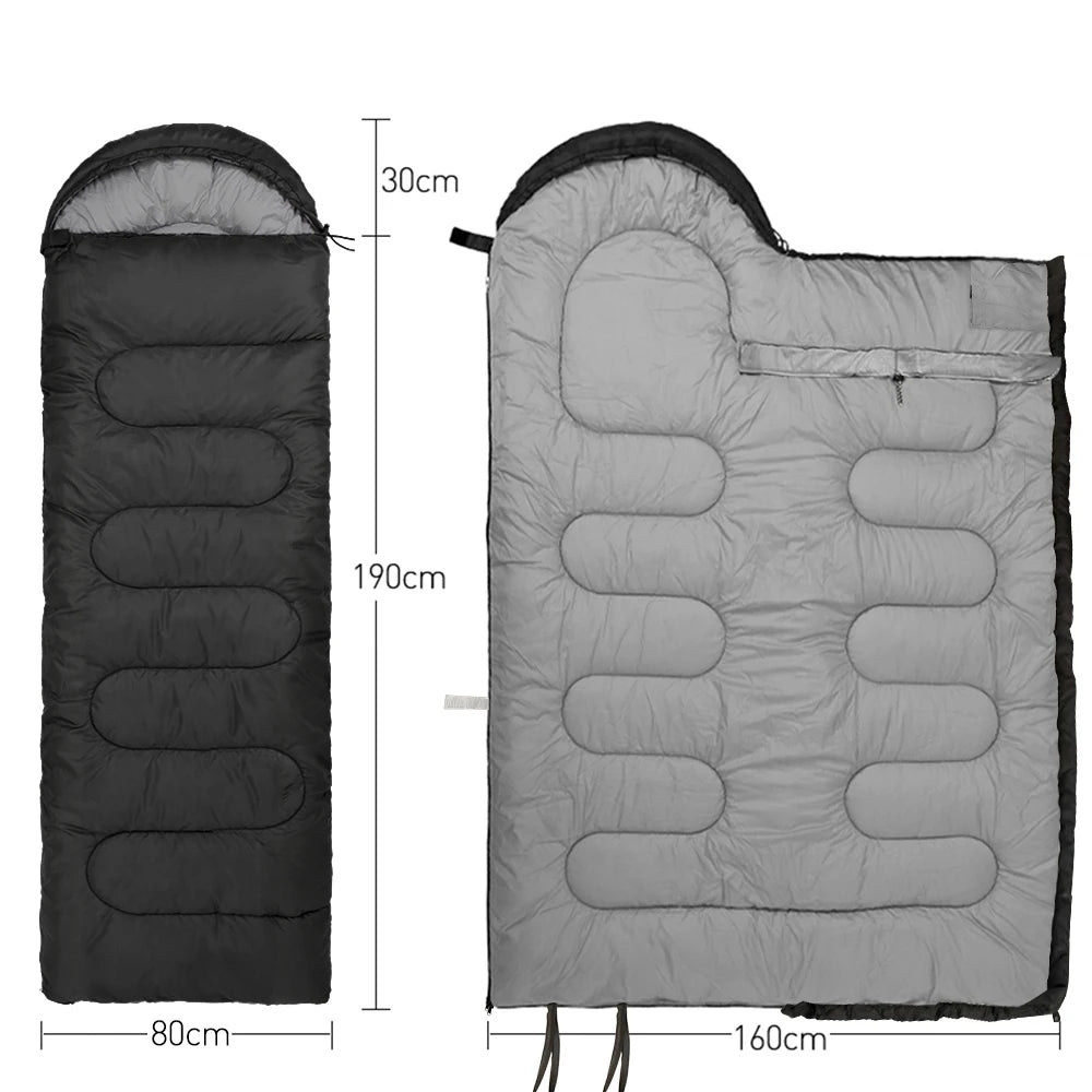 Hooded Envelope Sleeping Bag