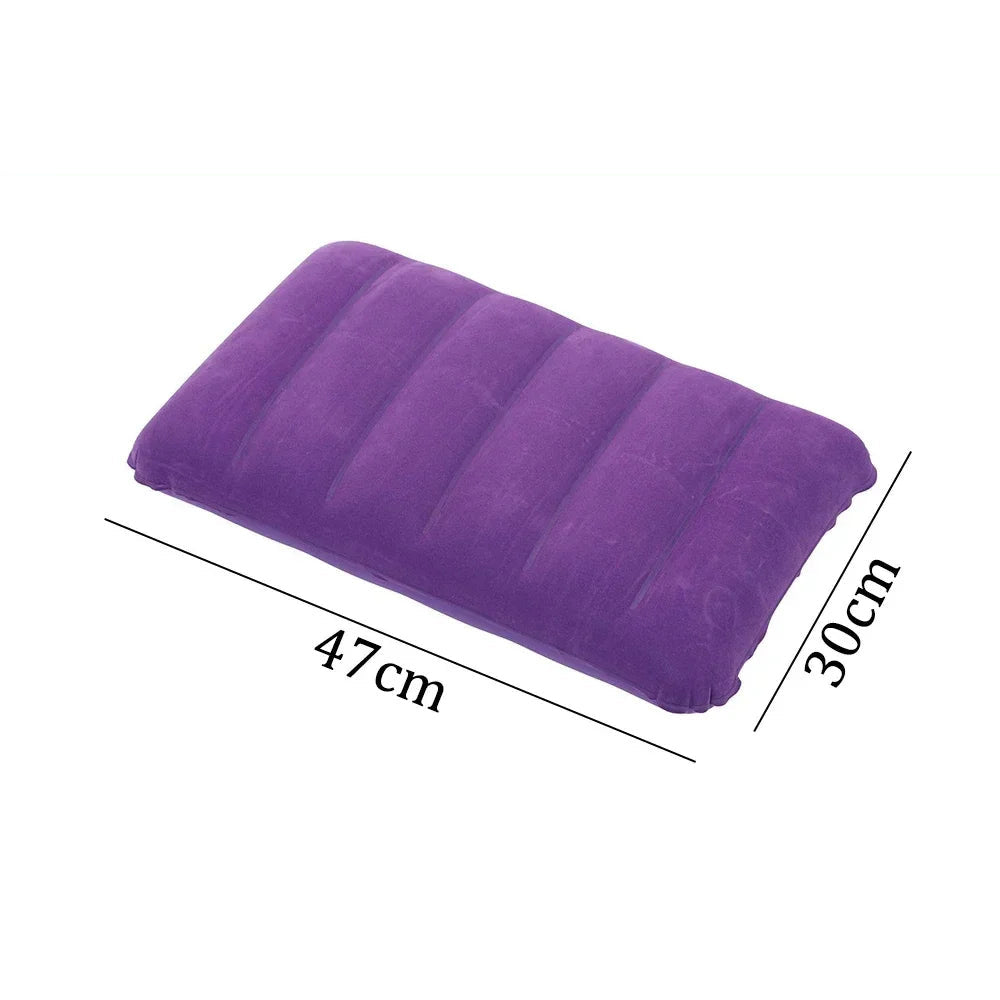 Inflatable Camping Pillow - Purple