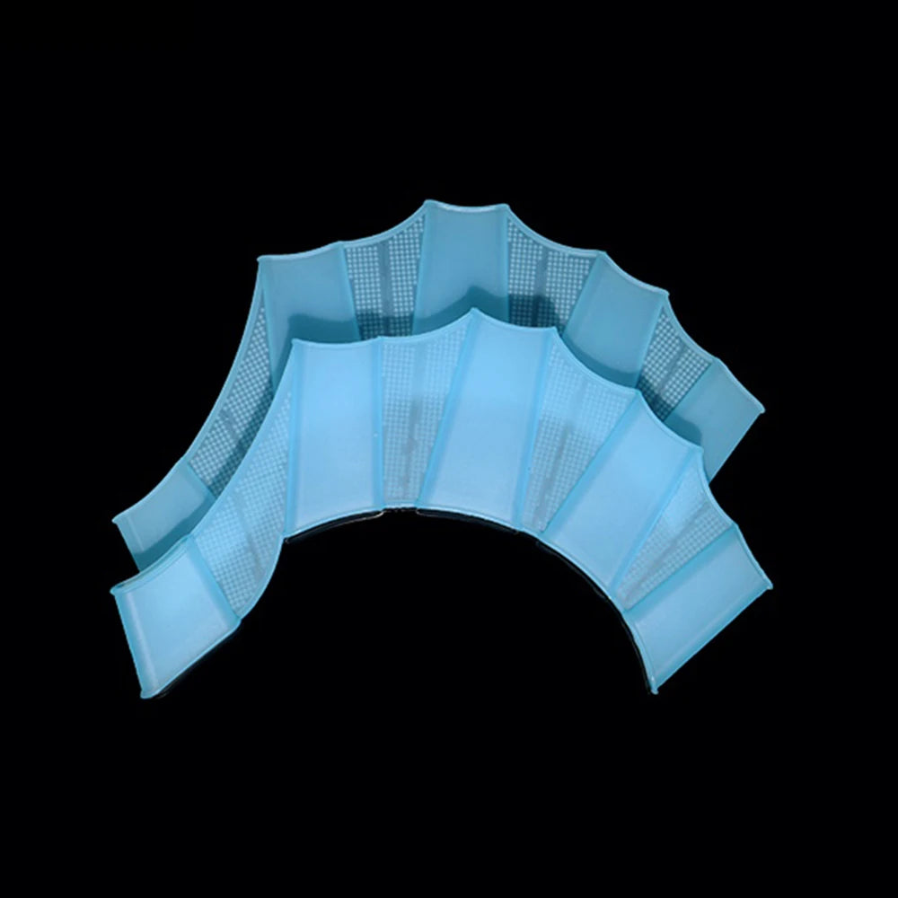 Webbed Swim Gloves - Blue / S