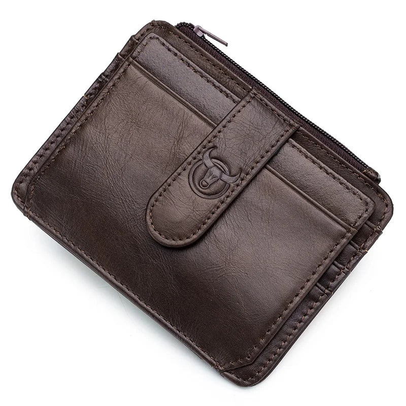 Slim Blocking Leather Wallet