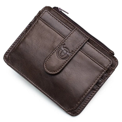 Slim Blocking Leather Wallet