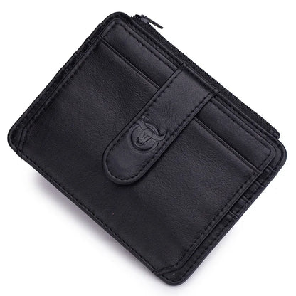 Slim Blocking Leather Wallet