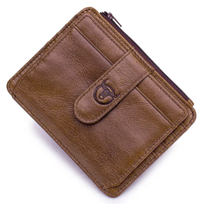 Slim Blocking Leather Wallet