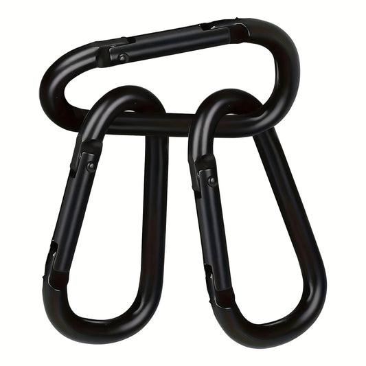 Aluminum D Ring Carabiners - 3pcs
