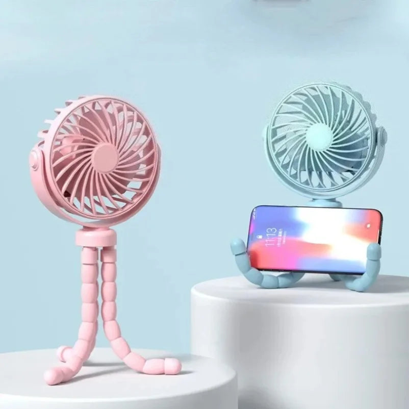 Flexible Tripod Clip Fan