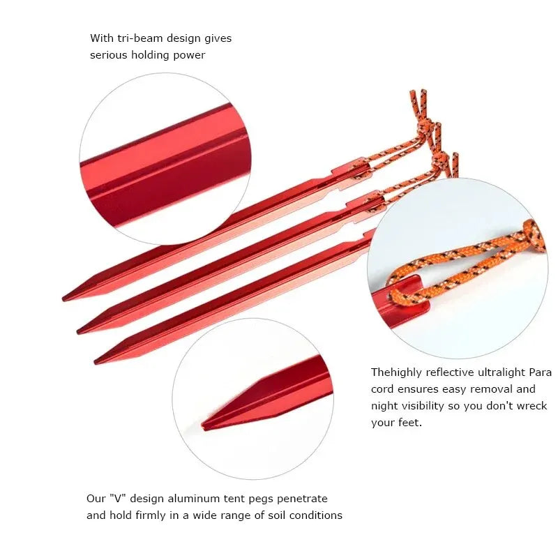 Aluminum Tent Pegs