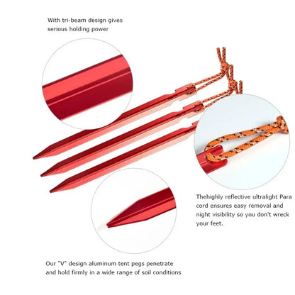 Aluminum Tent Pegs