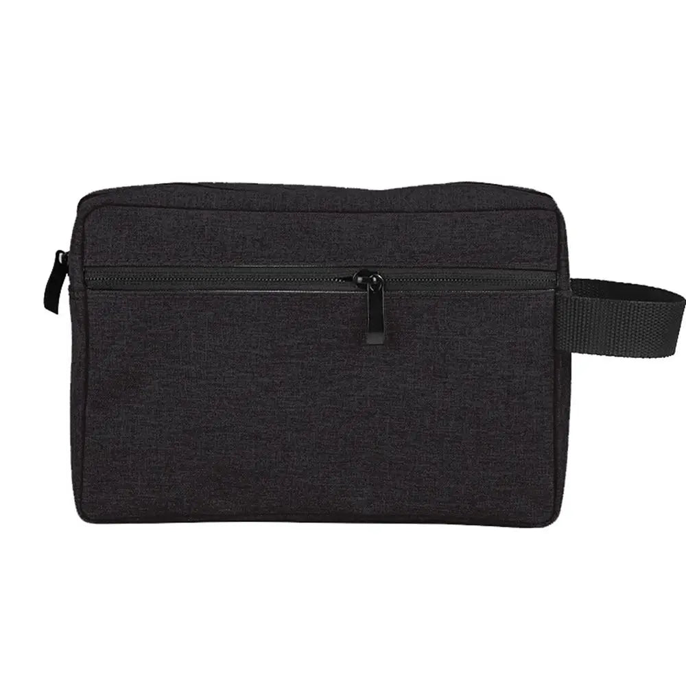 Canvas Toiletry Bag - Black