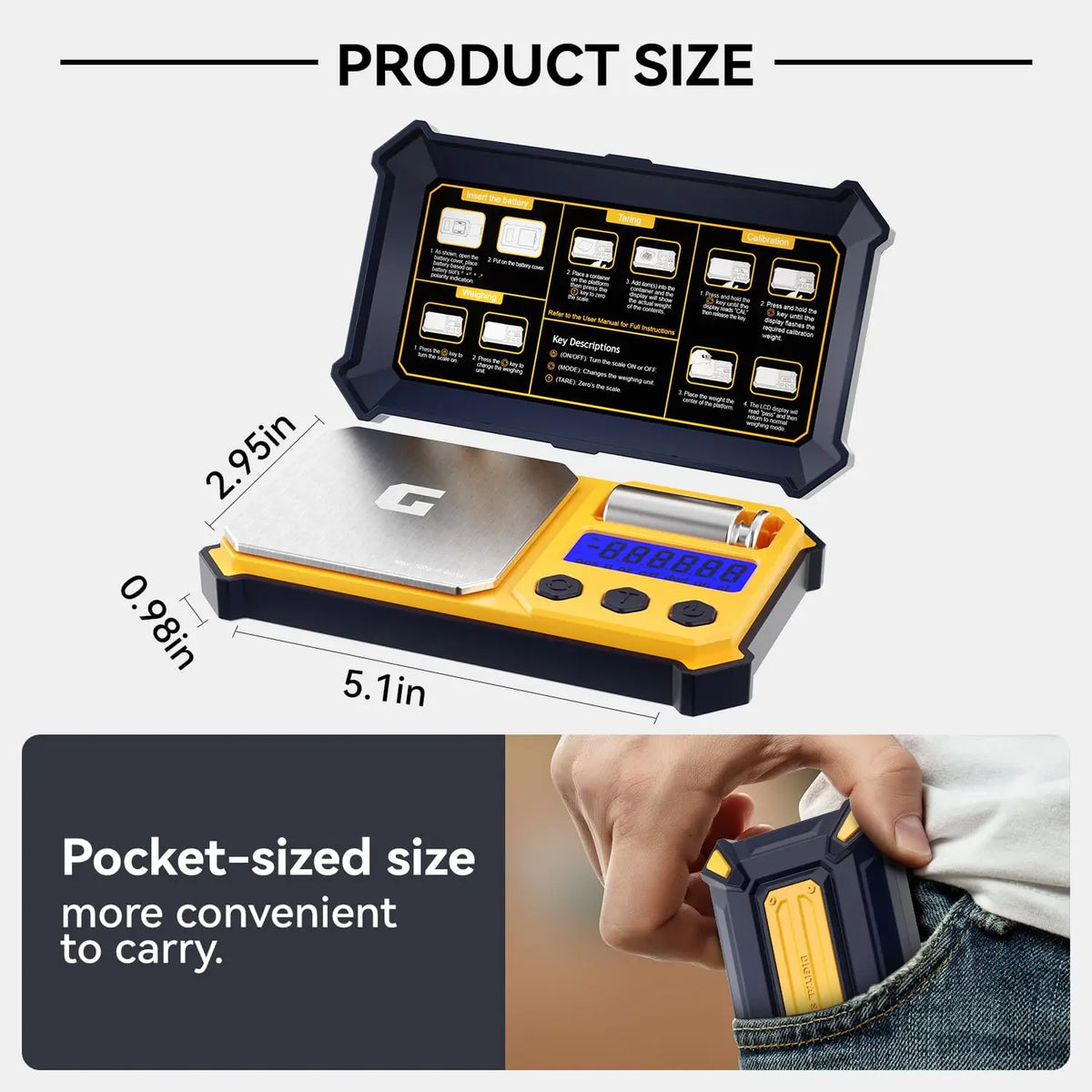 Rugged Precision Pocket Scale