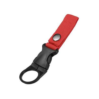 Webbing Water Bottle Clip - Red
