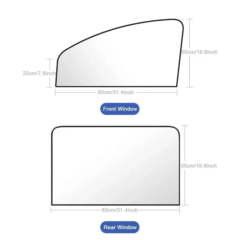 Magnetic Side Window Shades