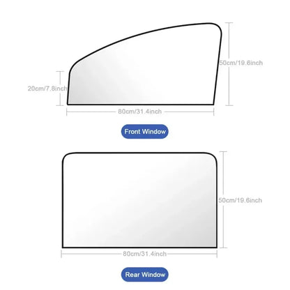 Magnetic Side Window Shades