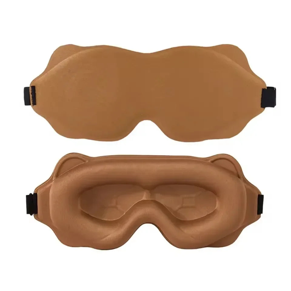 Deep Contour Sleep Mask - Brown
