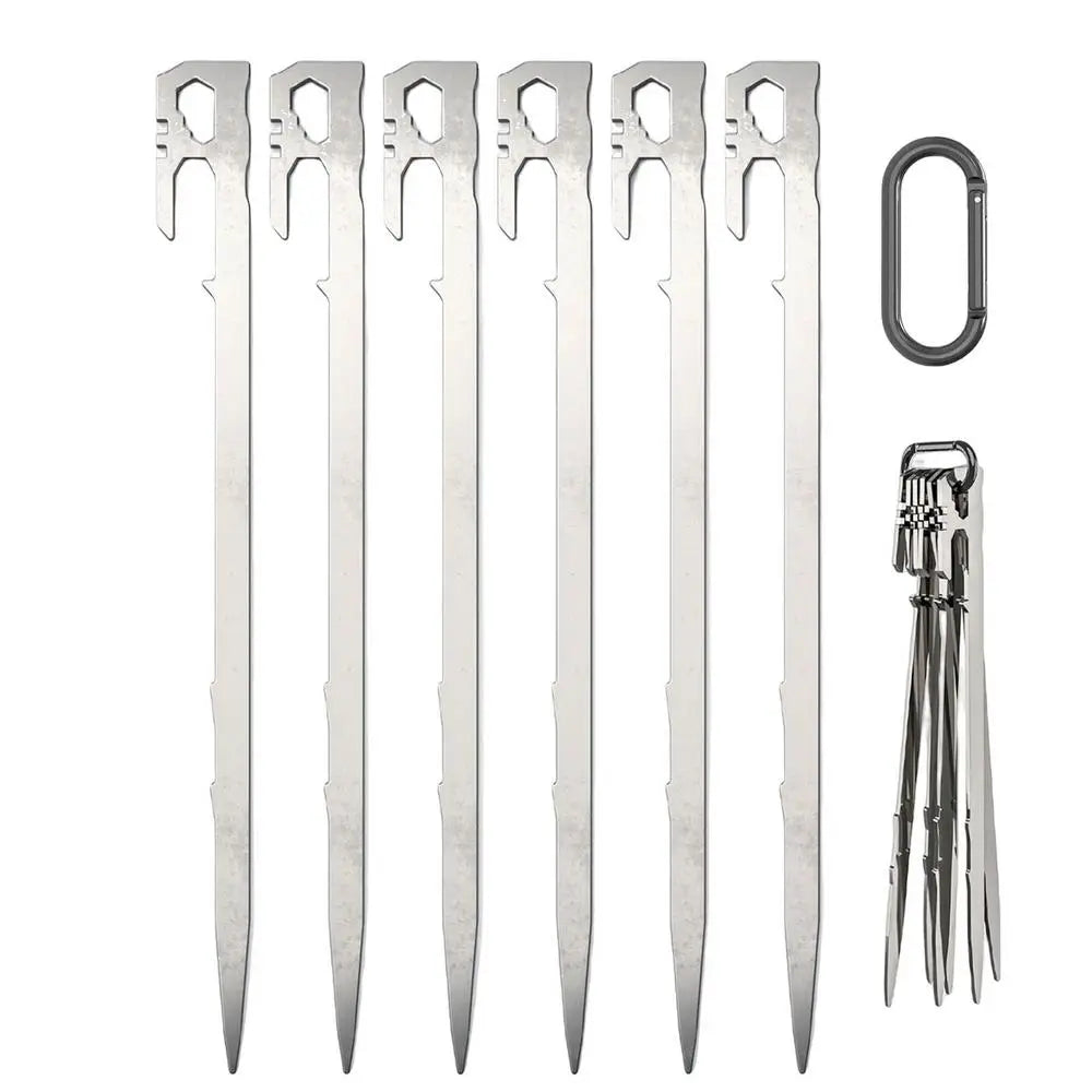 Steel Tent Stakes - front view