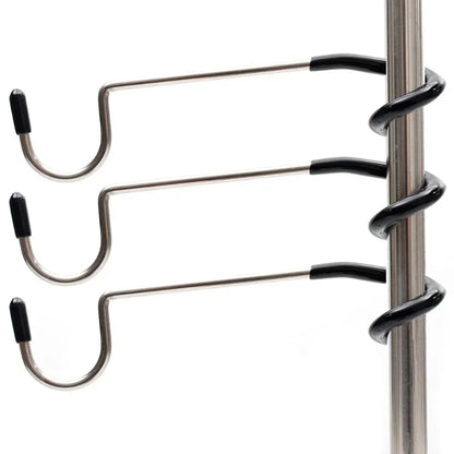 Tent Pole Lantern Hooks - front view