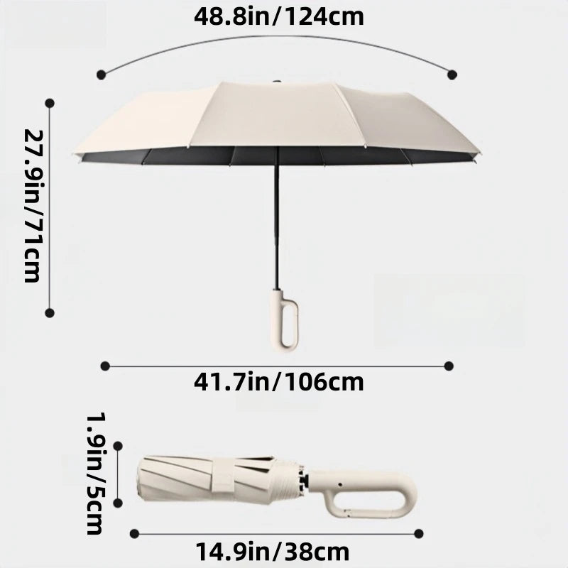 Ring Handle Automatic Umbrella