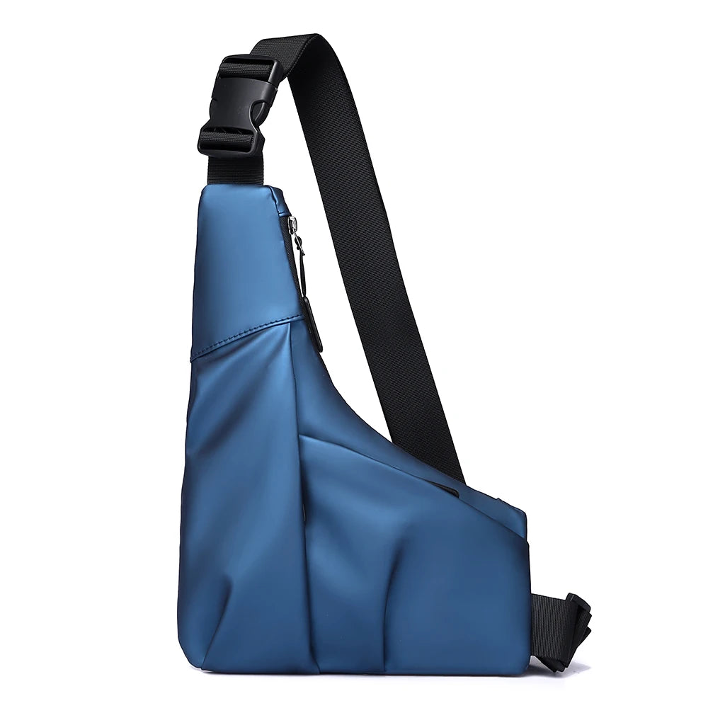 Triangle Sling Chest Bag - Blue