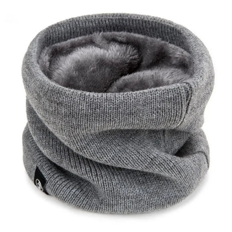 Fleece Lined Neck Warmer - Gray