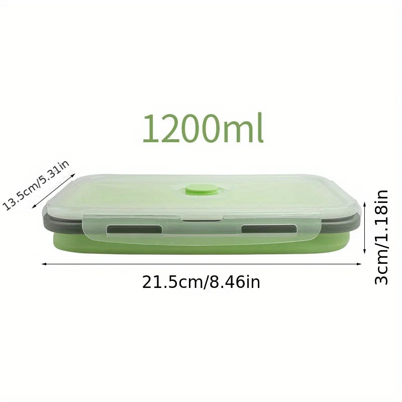 Collapsible Silicone Food Container - 1200ml