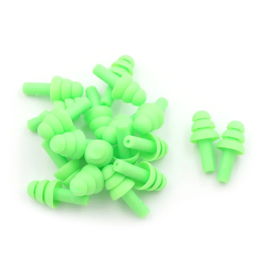 Silicone Ear Plugs - Green