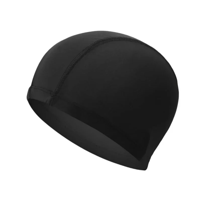 Fabric Swim Cap - Black