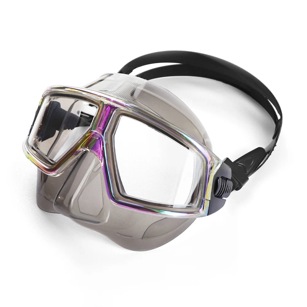 Low Volume Diving Mask - Iridescent Gray