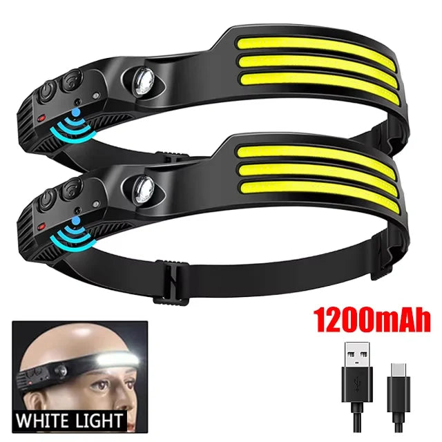Strip Smart Sensor COB Headlamp