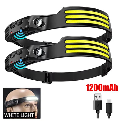 Strip Smart Sensor COB Headlamp