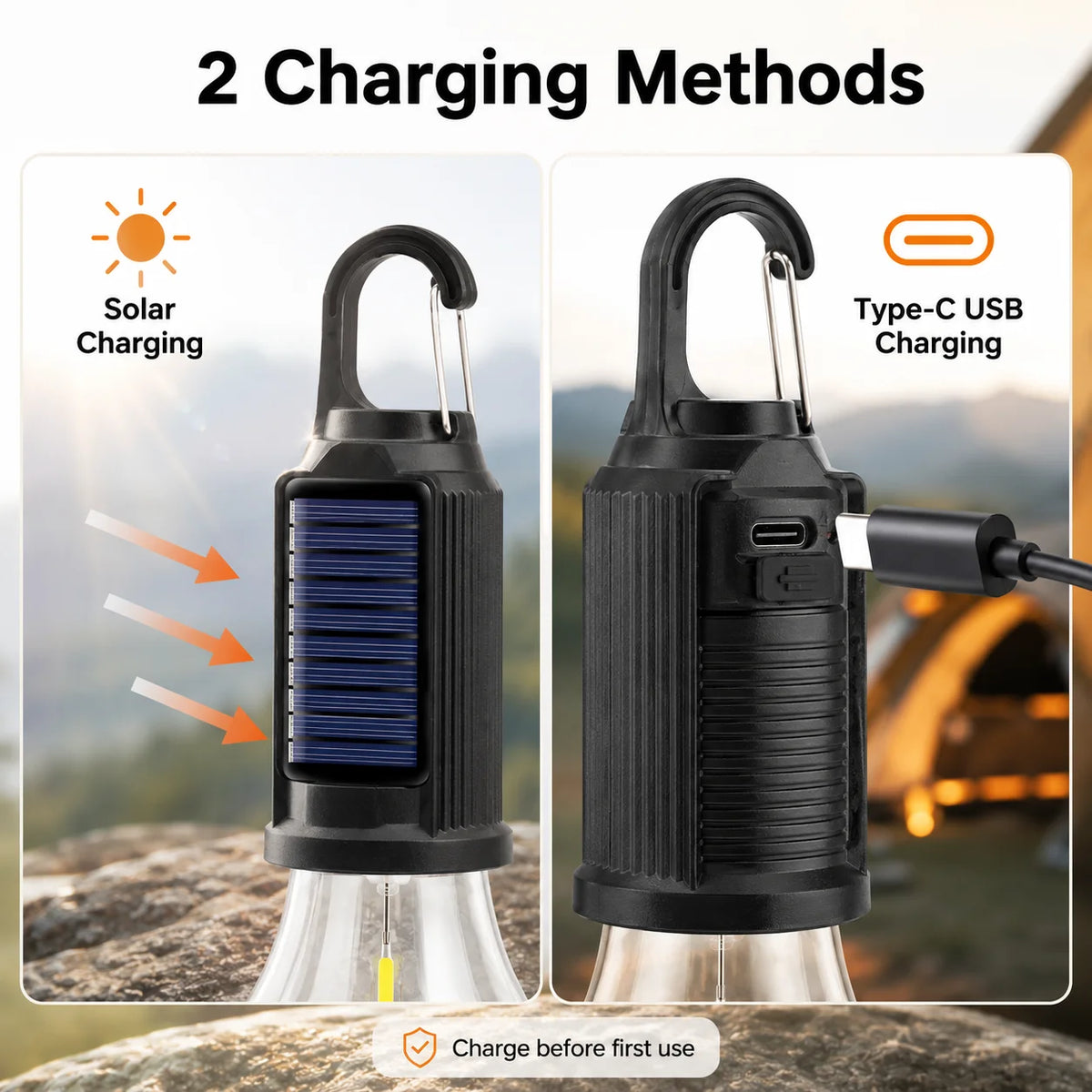 Solar Camping Light Bulb - detail