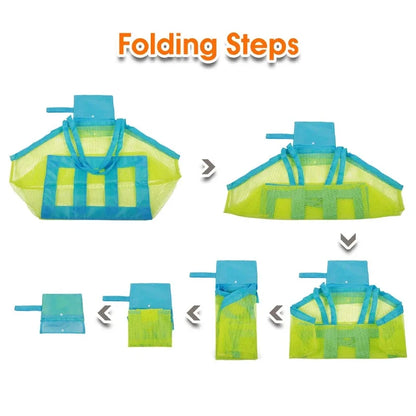 Foldable Beach Mesh Bag