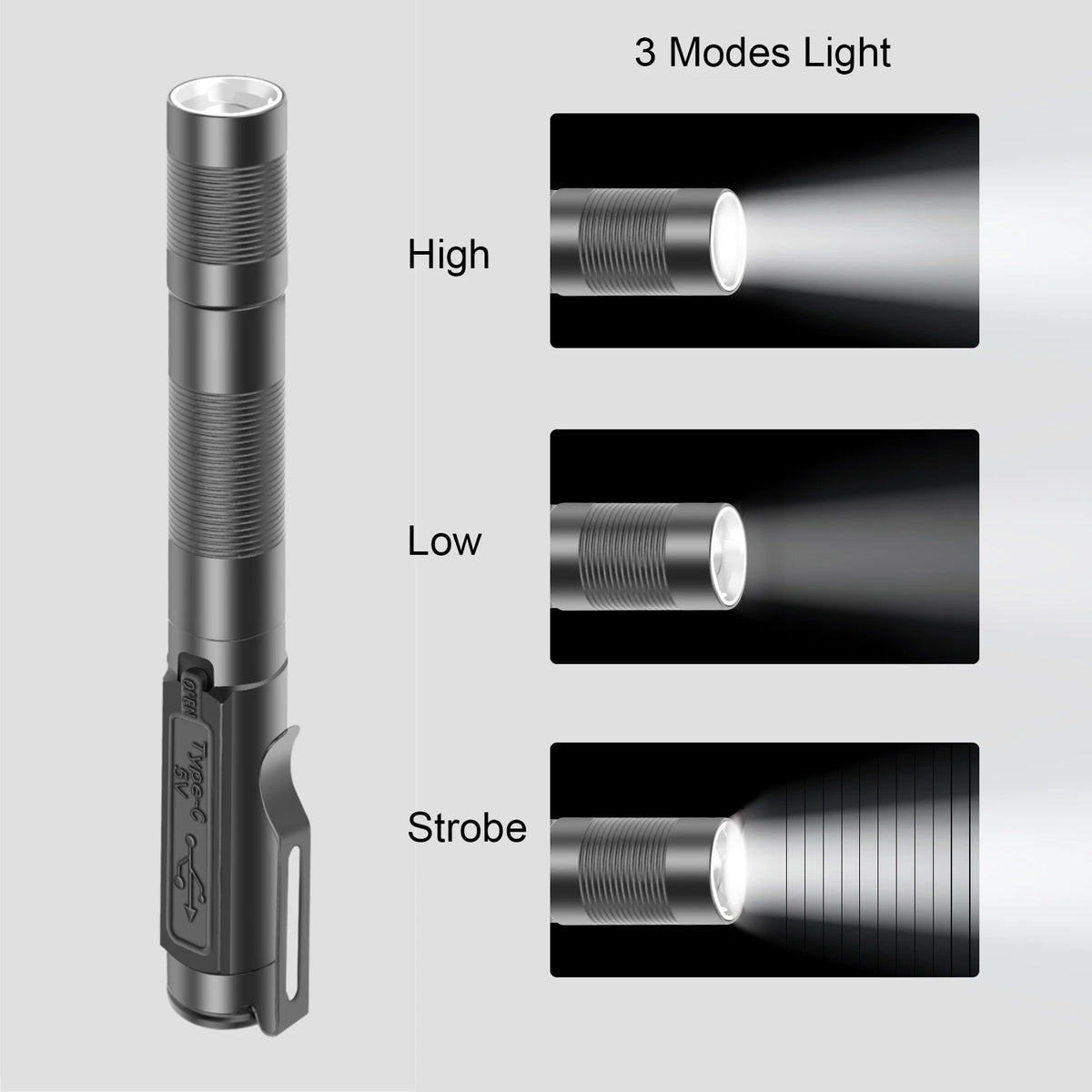 Zoomable LED Penlight