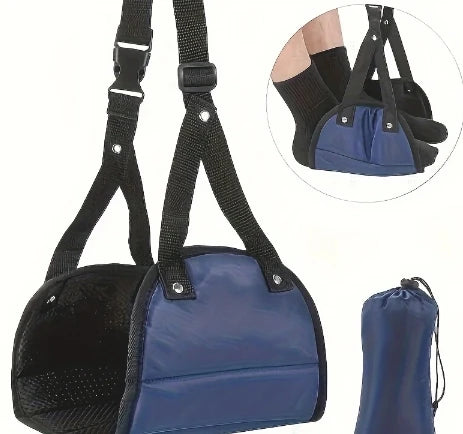 Travel Foot Hammock - Blue