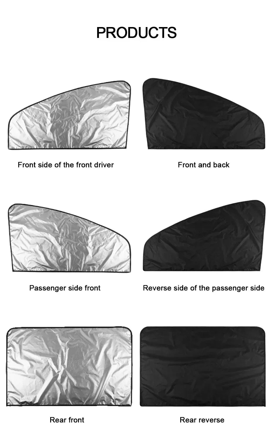 Magnetic Side Window Shades