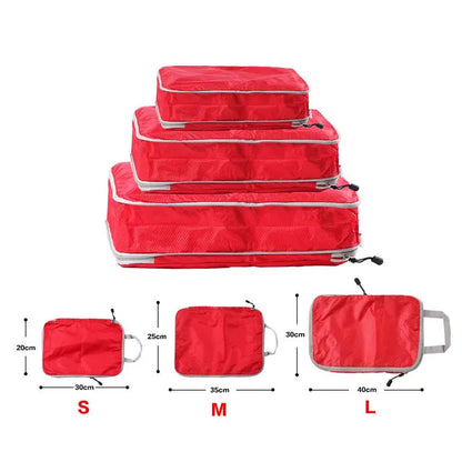 Compression Packing Cubes - Red / S