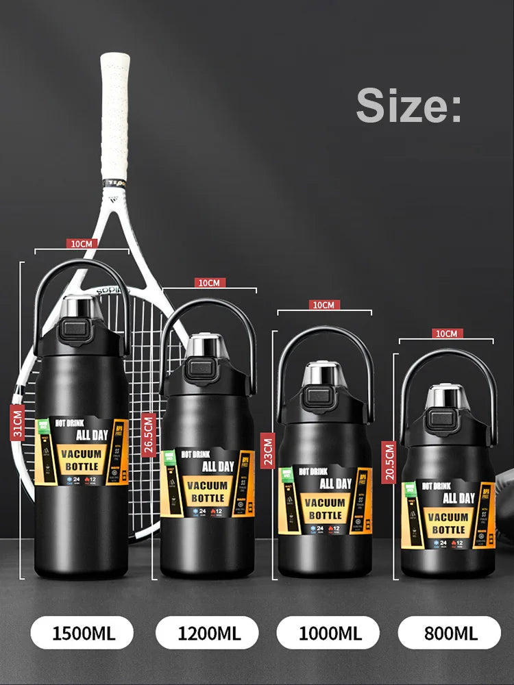 Pop Up Straw Insulated Bottle