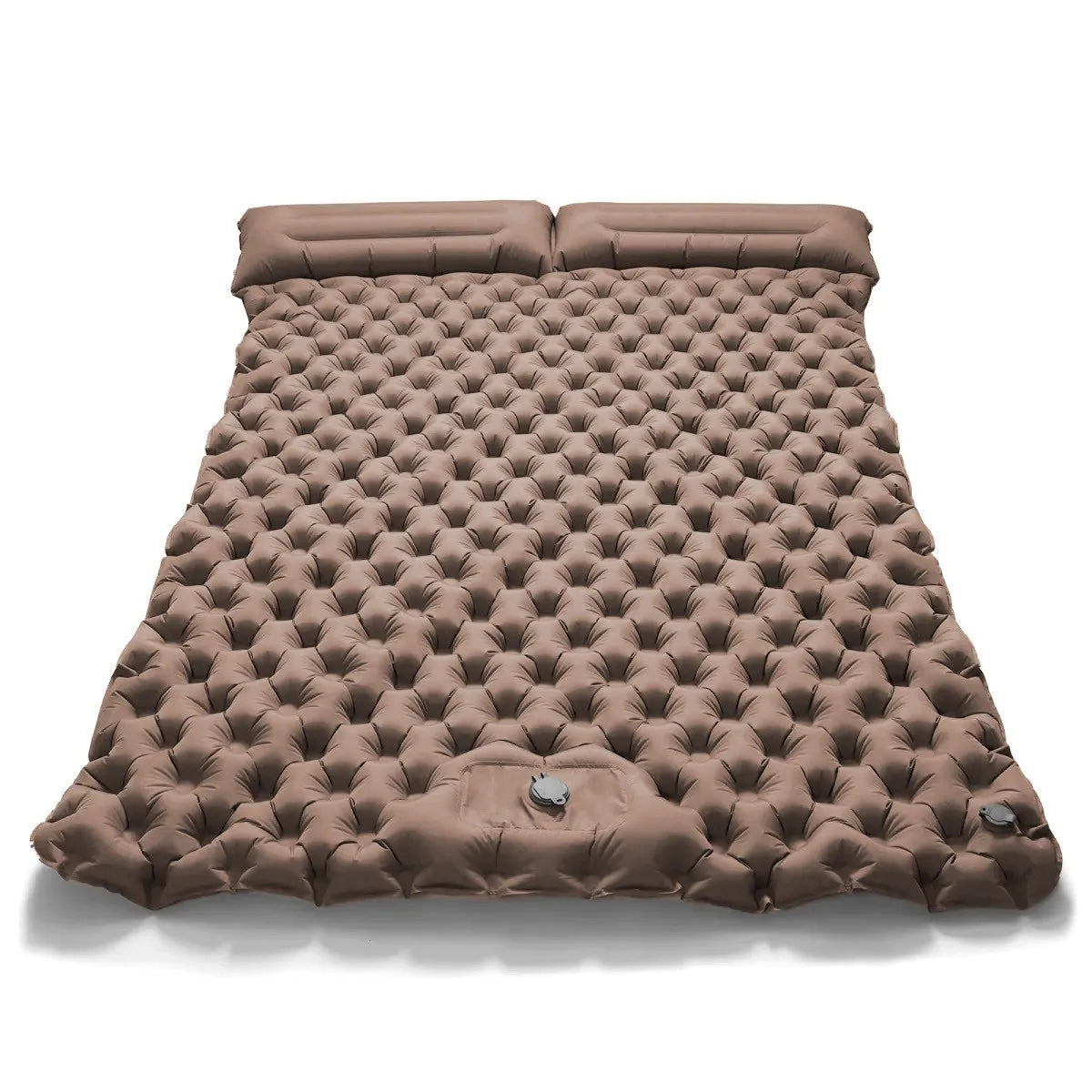 Double Inflatable Sleeping Pad - Desert Yellow