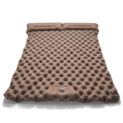 Double Inflatable Sleeping Pad - Desert Yellow