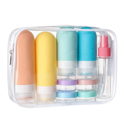 Silicone Travel Bottle Set - Yellow