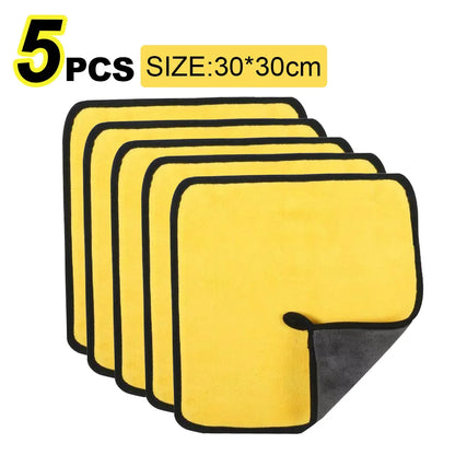 Microfiber Car Cloths - 30x30cm / 5pcs