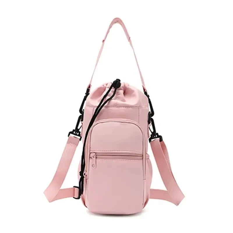 Water Bottle Sling Bag - Pink