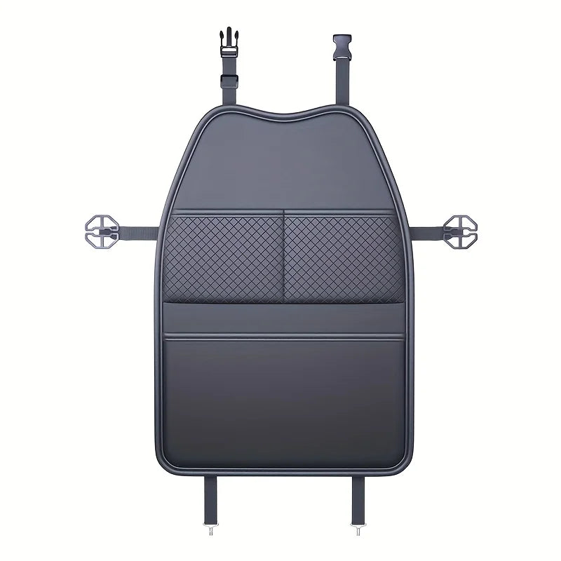 Seat Back Kick Mat Organizer - Three Pocket
