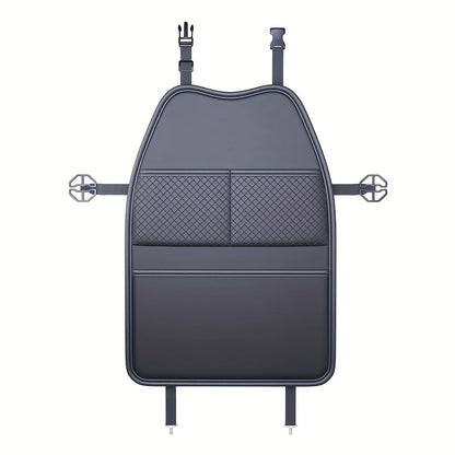 Seat Back Kick Mat Organizer - Three Pocket