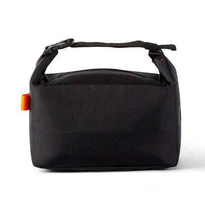 Insulated Roll Top Lunch Bag - Black