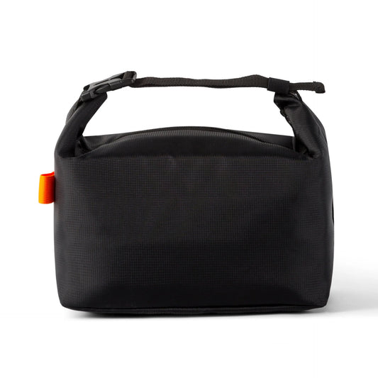 Insulated Roll Top Lunch Bag - Black