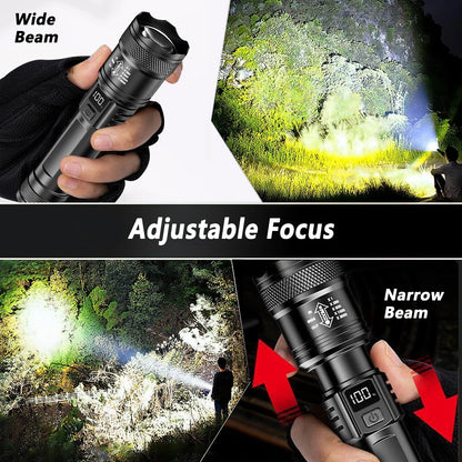 Zoomable LED Torch with Display