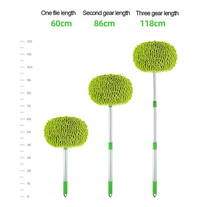 Telescopic Car Wash Mop - in use